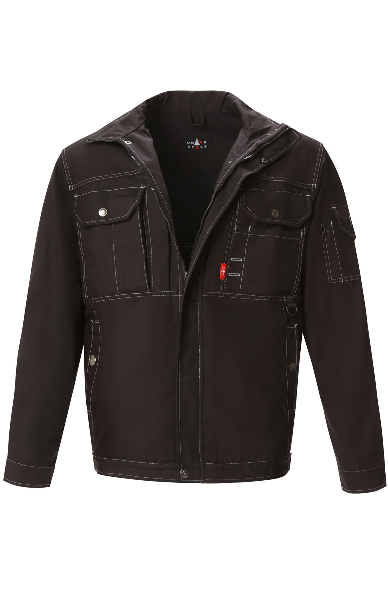 62587 Куртка  черная Union Space  Летняя спецодежда  размер 44-46/158-164  - Вид №2