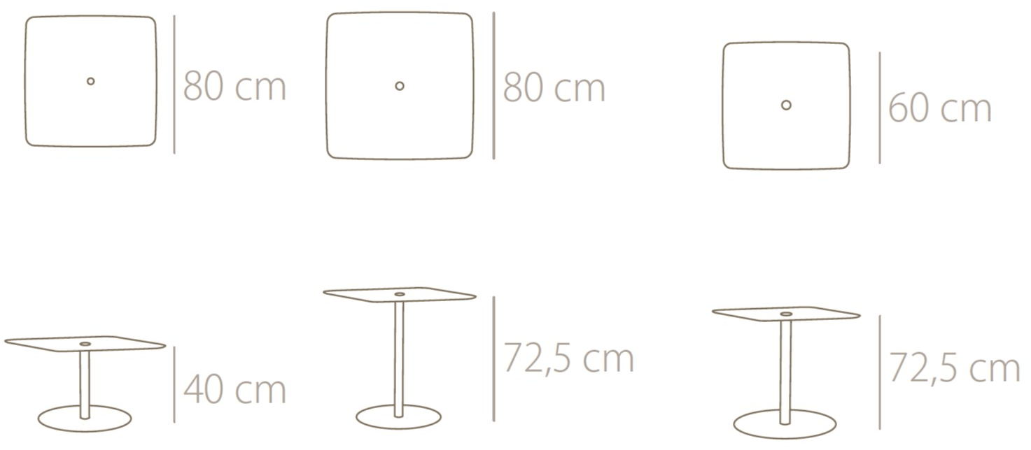 Punt Квадратный деревянный стол на контракт sun-id-1380423 - Вид №6