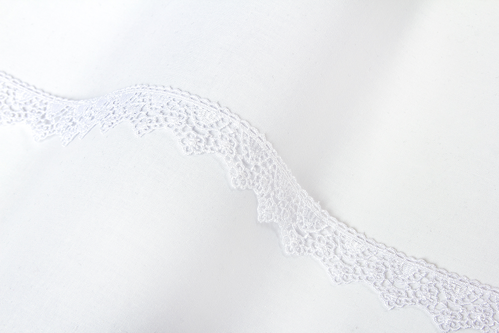 3112 Гипюр 28 мм в пакете Турция белый Gamma 