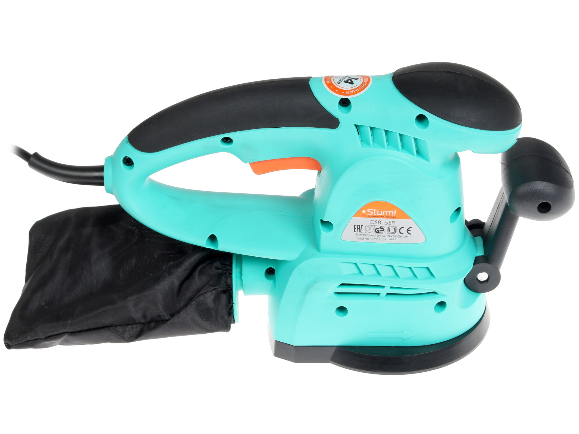 Эксцентриковая шлифмашинка Sturm! OS8155R 1086091 STDN-0012173 - Вид №3