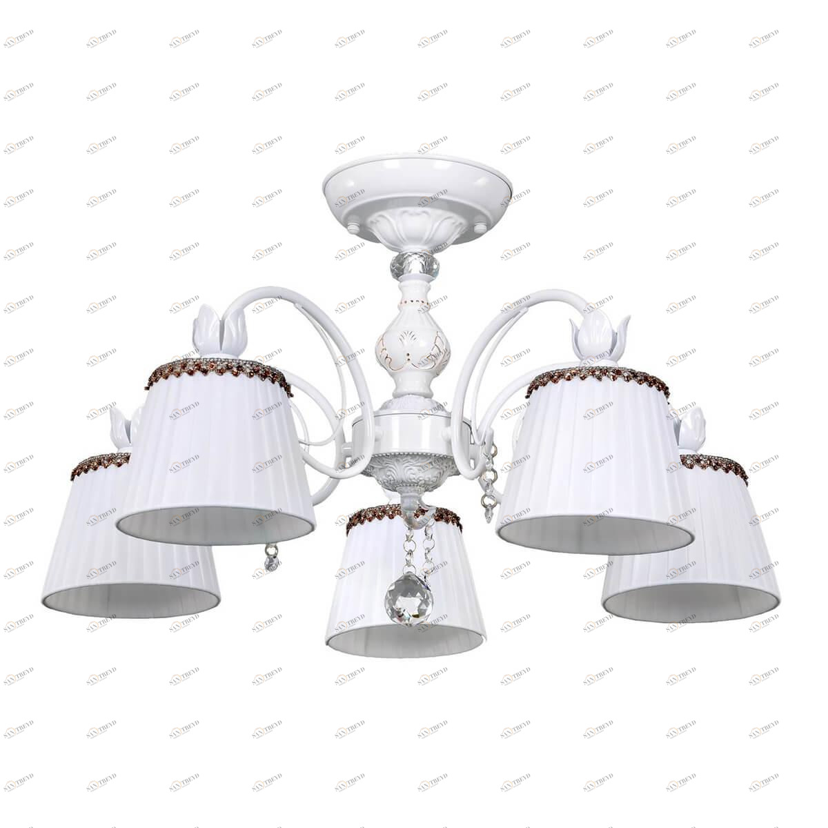 Потолочная люстра Omnilux OML-46407-05 OMNILUX OML-464 183131 Белый 