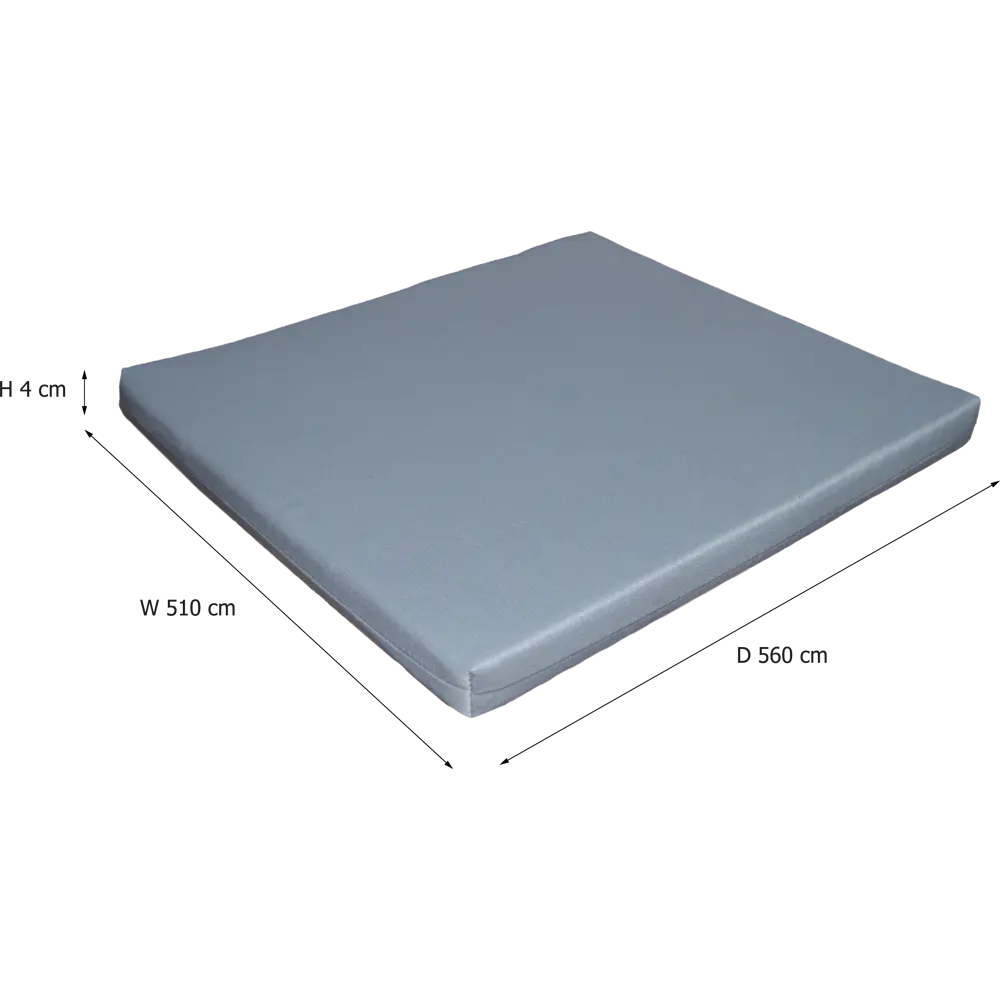 Диван садовый Basegi 69.5x189.5x79 см полипропилен темно-серый Santreyd STLM-2001555 - Вид №7