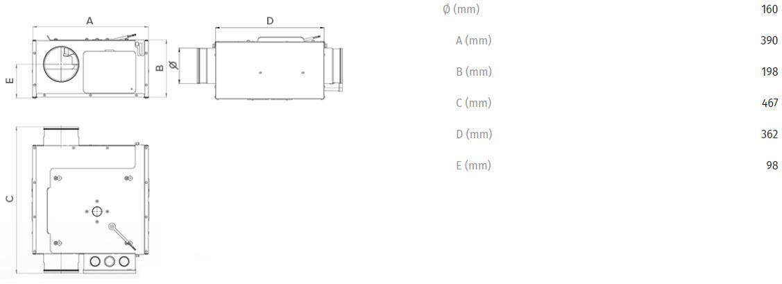 Vortice Центробежный канальный вентилятор Ca in-line 16255 - Вид №4