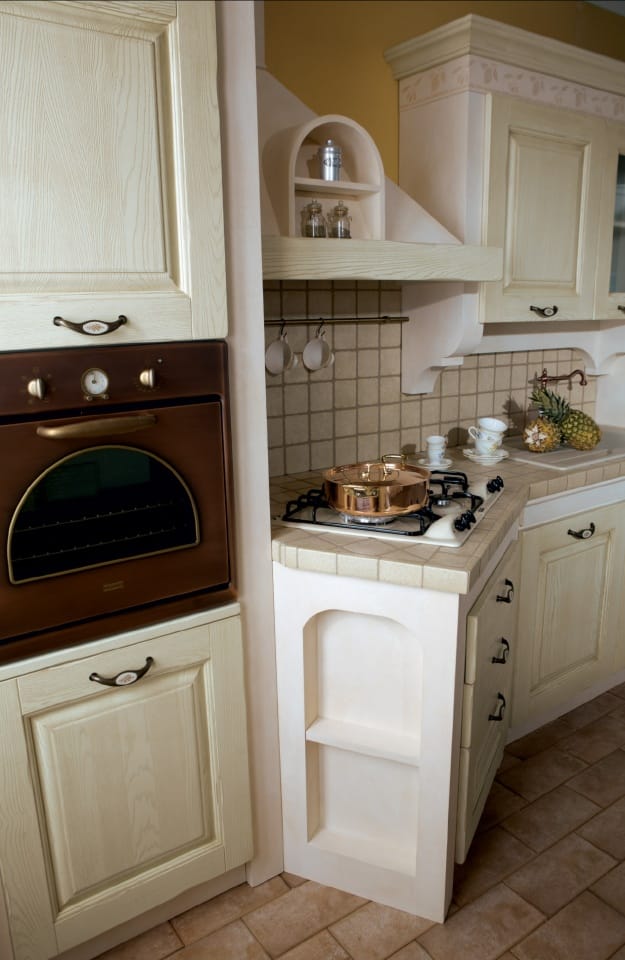 Встроенная кухня из ясеня Floritelli Cucine ARCH-00143109 - Вид №9