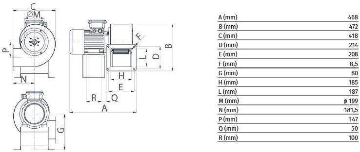 Vortice Центробежный аспиратор Vorticent c e 30334 - Вид №4