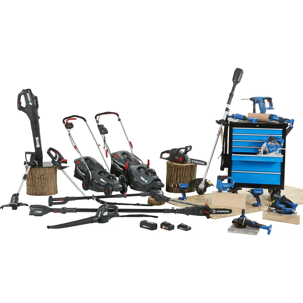 Аккумуляторная газонокосилка STERWINS с бесщеточным двигателем 33 см 82152401 STLM-0020522 - Вид №11