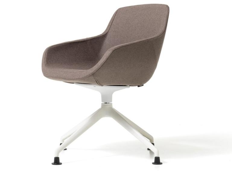 Diemme Стул на козелке из ткани с подлокотниками Clea plus sun-id-1374580 - Вид №1