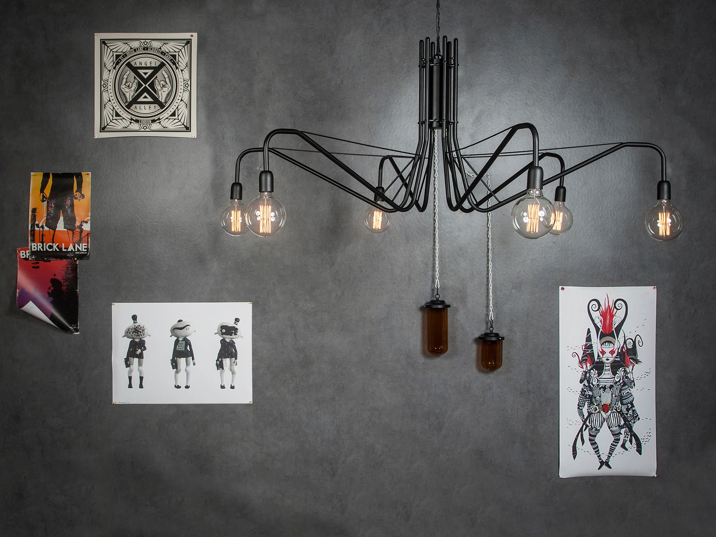 Металлический подвесной светильник Studio Beam Кузнечик ARCH-00128394 - Вид №3