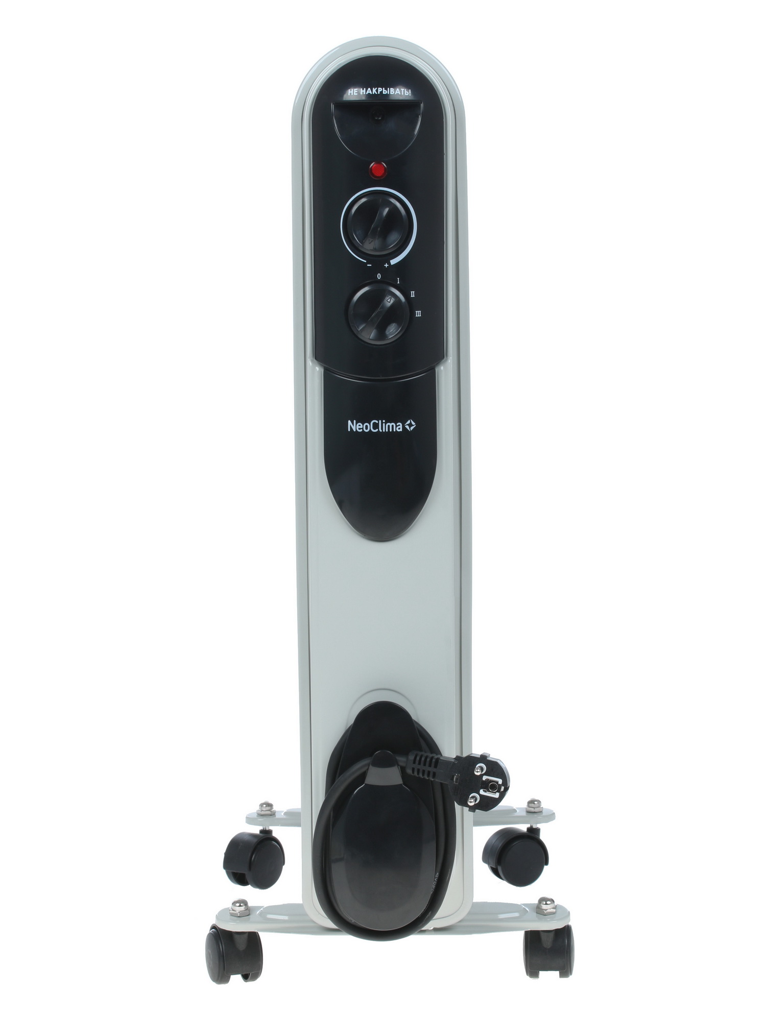 1268099 Масляный обогреватель Neoclima NC 9311 белый STDN-0149166 - Вид №1