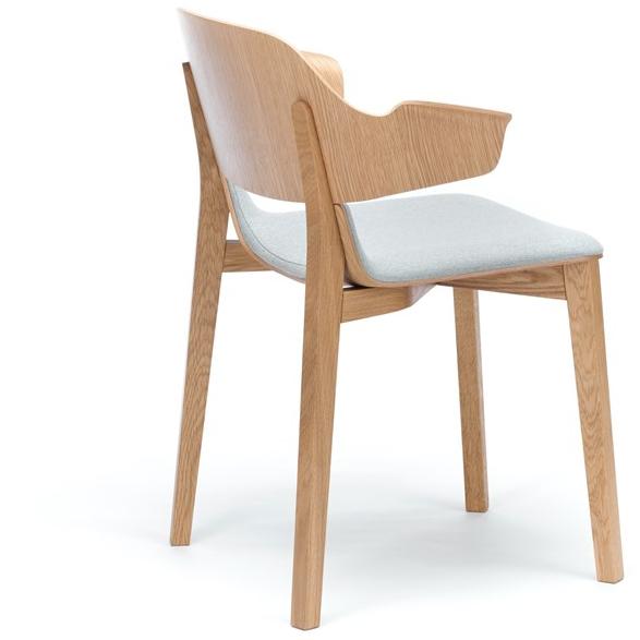 TON Деревянный стул со встроенной подушкой Leaf 323 437 - Вид №2