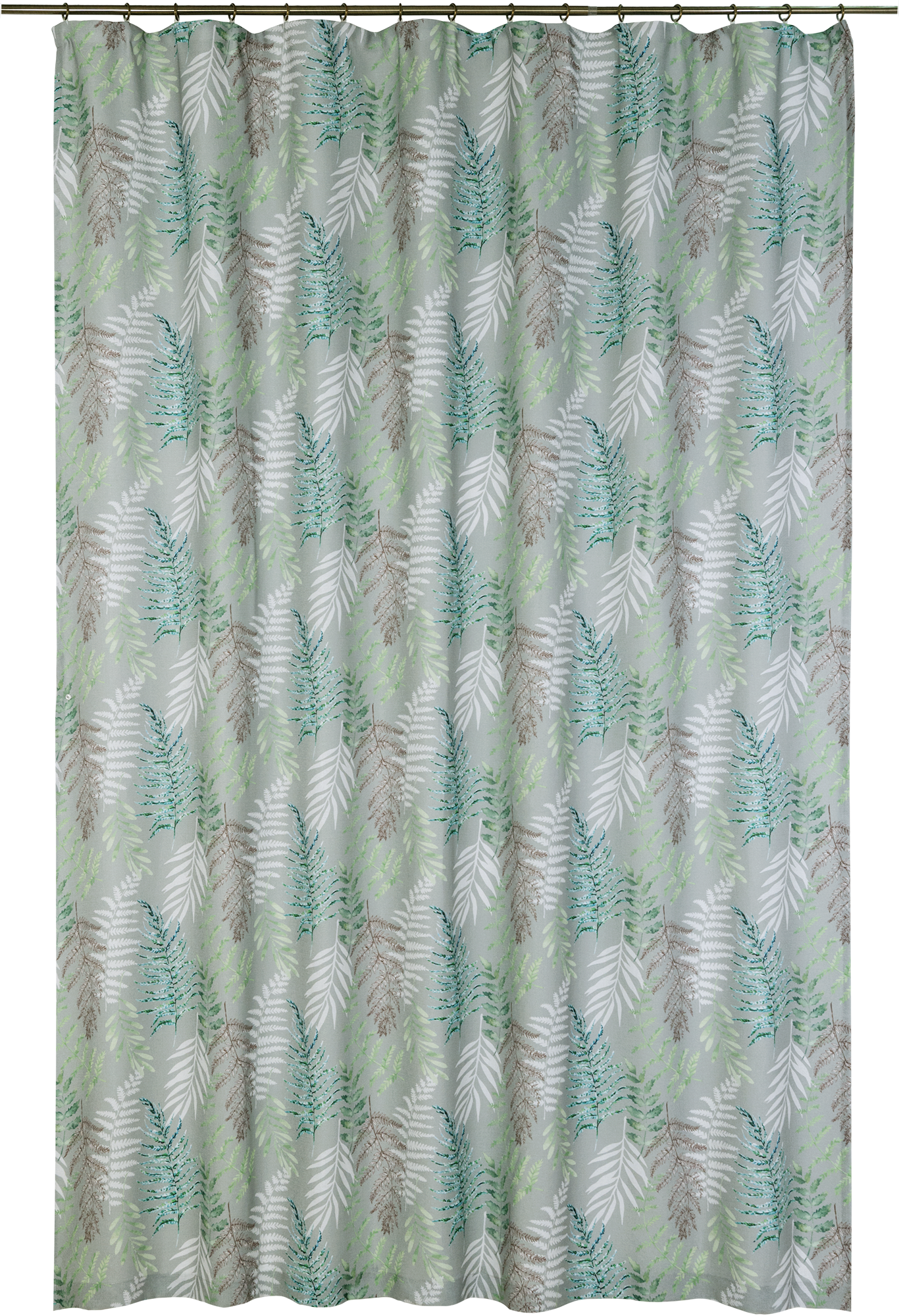 SEASONS Штора «Папоротник» серо-зелёная 200×270 см 82701266 STLM-0034415 - Вид №1