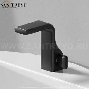 Flaminia NOKE Смеситель для раковины черный NK3210