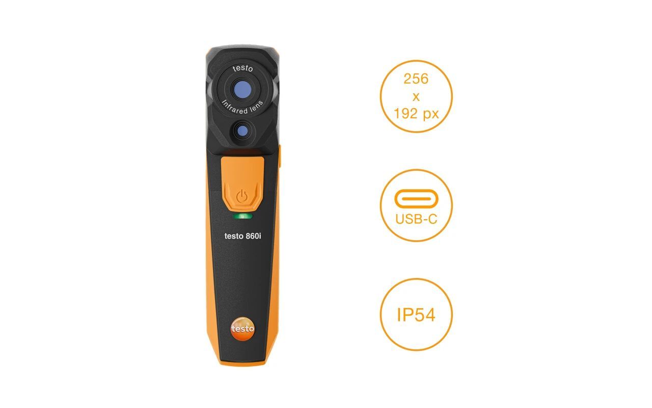 Беспроводная тепловизионная камера для смартфона Testo тепловизионные камеры ARCH-00056598 - Вид №10
