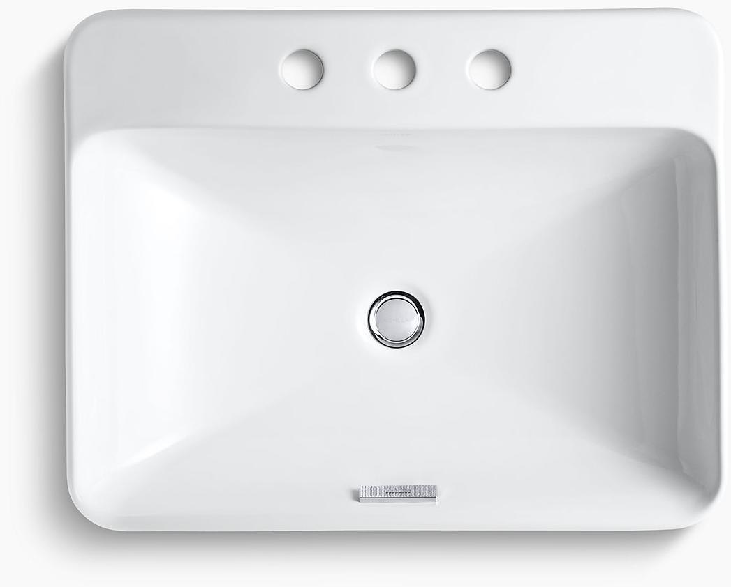 K-2660-8-0 Накладная раковина на столешницу  прямоугольная Kohler  - Вид №2