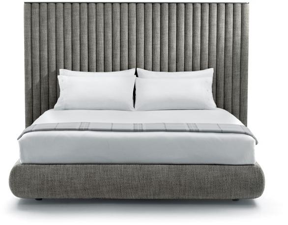 Flexform Двуспальная кровать из ткани с высоким изголовьем sun-id-1436167 - Вид №2