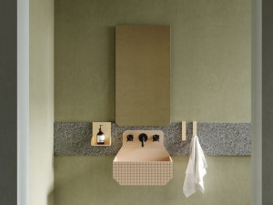 Прямоугольное настенное зеркало для ванной комнаты