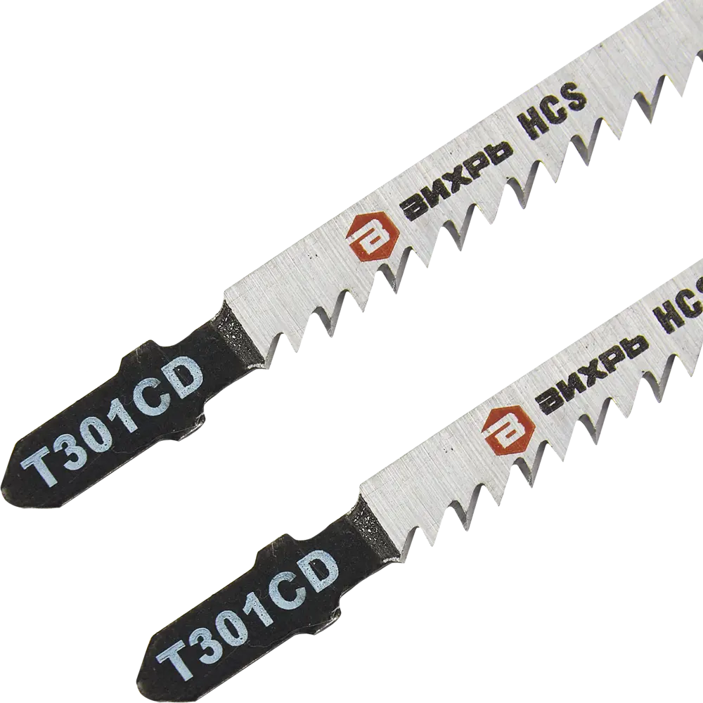 Пилки для лобзика Вихрь Т301CD — быстрый рез по дереву, 2 шт 85121111 STLM-0059075 - Вид №2