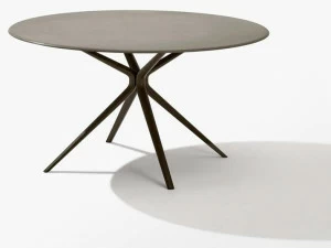 FAST Круглый садовый стол из камня Moai 92t14p