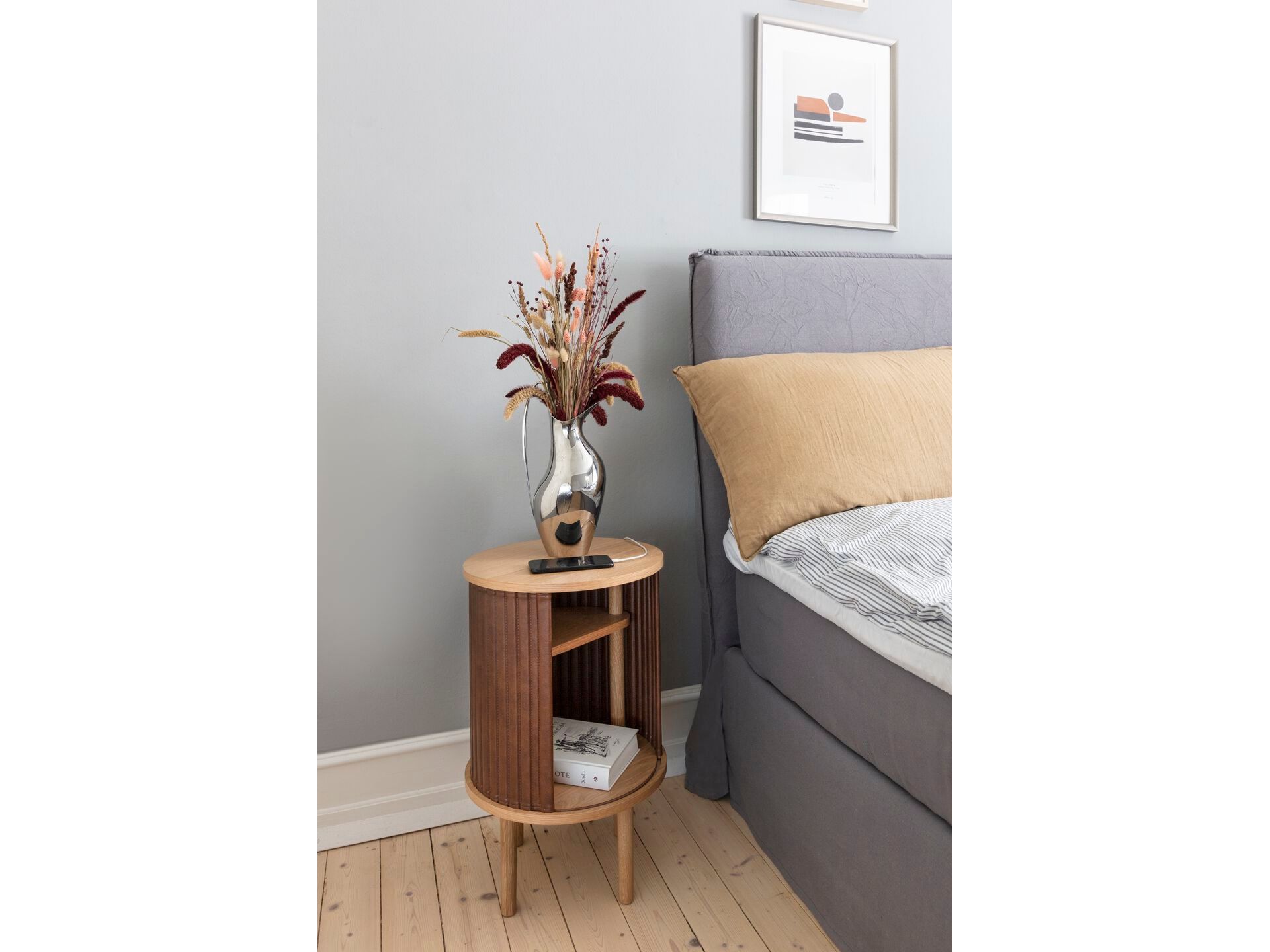 Деревянный круглый журнальный столик с отсеком для хранения UMAGE Audacious ARCH-00078755 - Вид №3