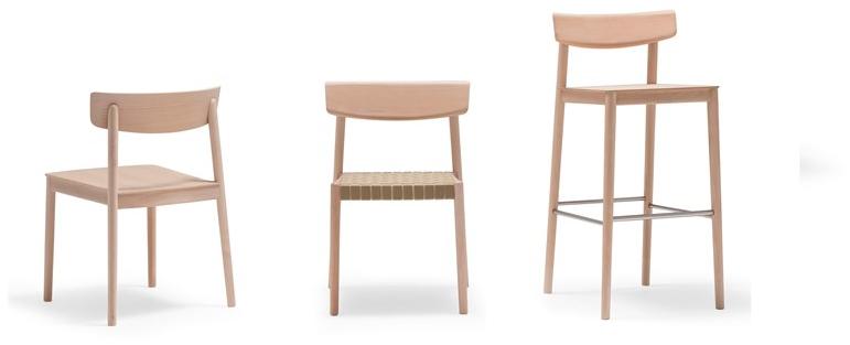 Andreu World Штабелируемый деревянный стул Smart Si0610  - Вид №2