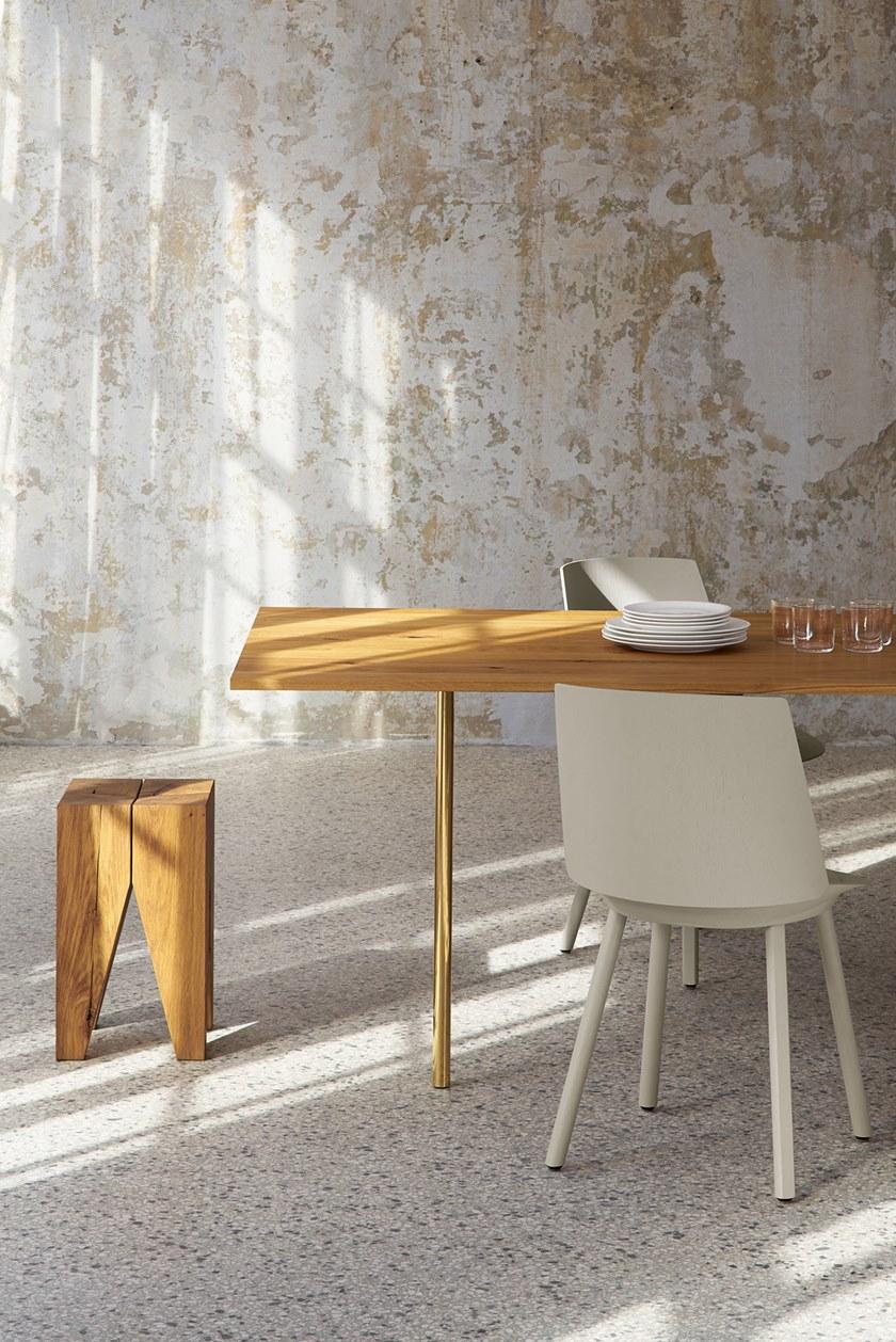 e15 Табурет / журнальный столик из массива дерева  St04  - Вид №7