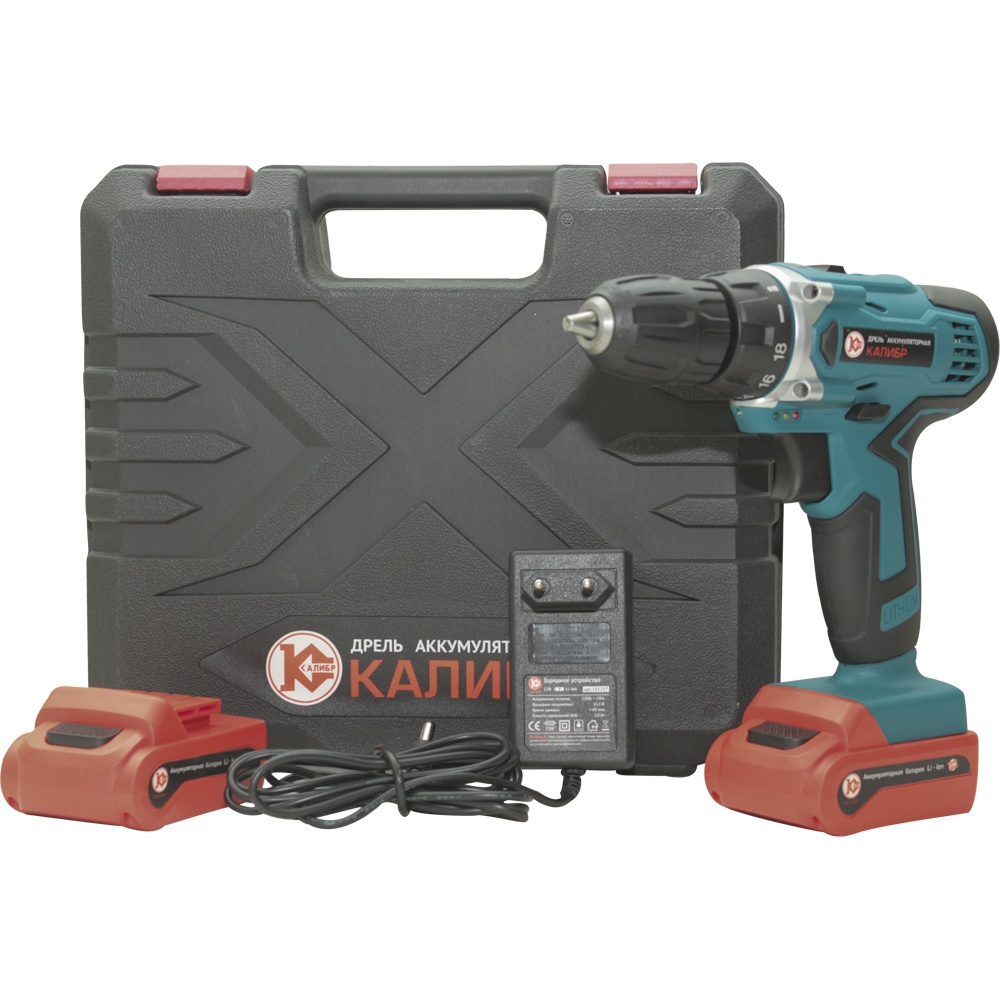 70759 Калибр Аккумуляторная дрель (Li-Ion) ДА-12/2А  - Вид №2