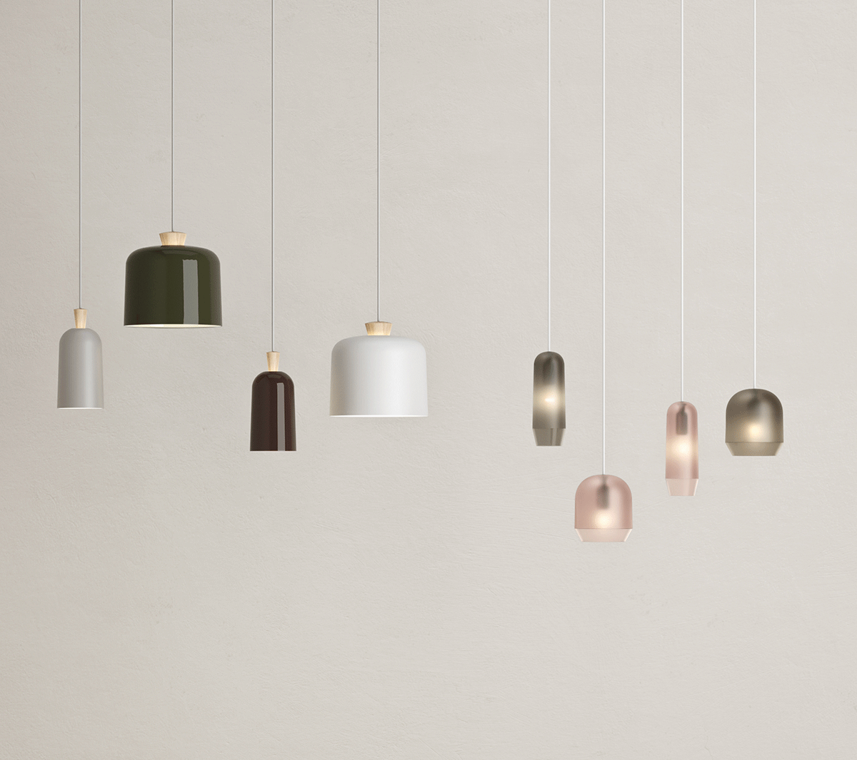 Ex.T Fuse Large Подвесной светильник коричневый с серым проводом fair_affairs-EXFUSEG/MARRONI  - Вид №2