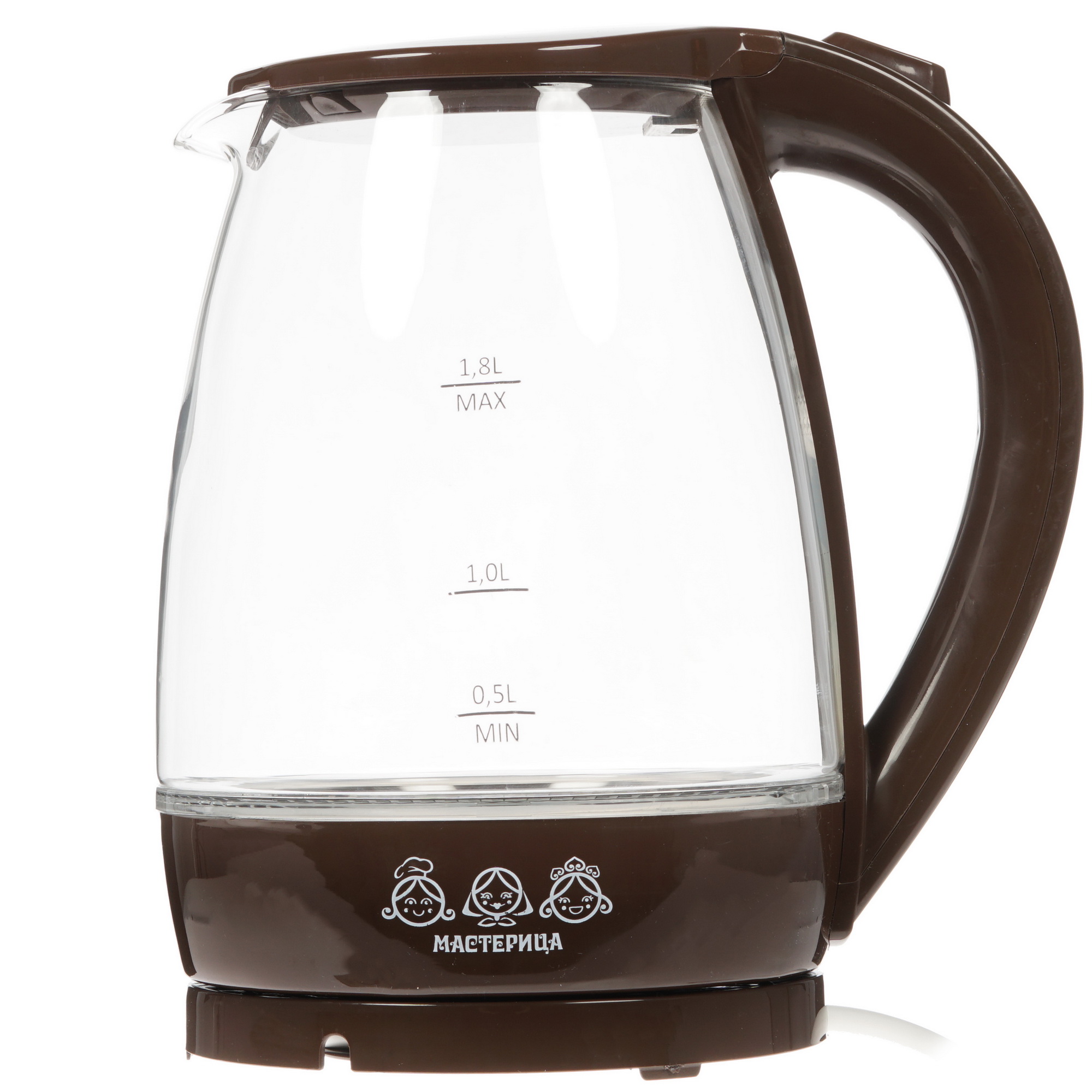 8157391 Электрочайник Мастерица ЕК-1801G коричневый STDN-0049876