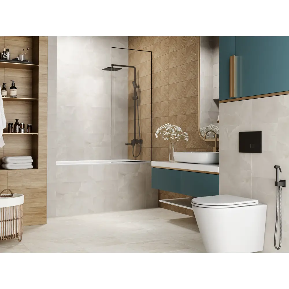 KREAFORTA Mersey Onyx — настенная плитка для ванной с эффектом камня 89405696 STLM-1569421 - Вид №6