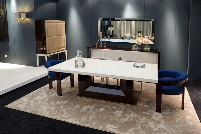 Stylish Club Лакированный прямоугольный обеденный стол из дерева Fortune Scf.f11 - Вид №2