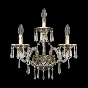 Бра настенное золотистое Bohemia Ivele 16103B BOHEMIA IVELE СВЕЧА 00-3889059 Золото