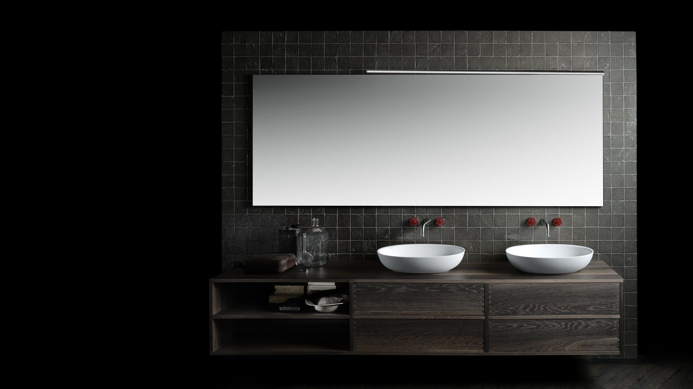 Овальная столешница из Cristalplant® Boffi Fisher Island ARCH-00109399 - Вид №1