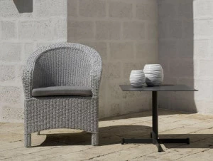 Braid Садовое кресло из полиэтиленового волокна с подлокотниками Melania 106.001/106.002