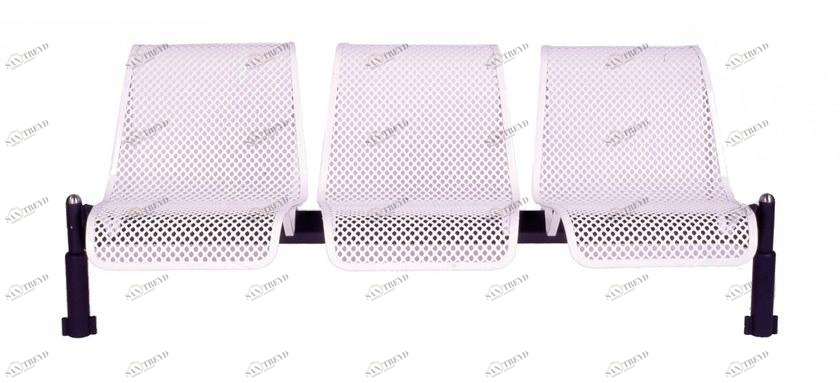 Euroform W Скамья металлическая со спинкой на балке  70m/ 1/ 1.2 / 1.3/ 3 