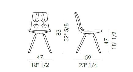 Кожаный мягкий стул EFORMA Лиза ARCH-00141696 - Вид №1