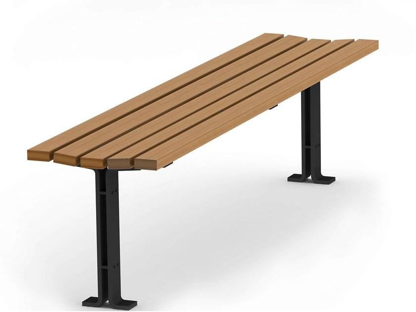 Nola Industrier Скамья из стали и дерева без спинки Kajen sun-id-1464795 - Вид №2