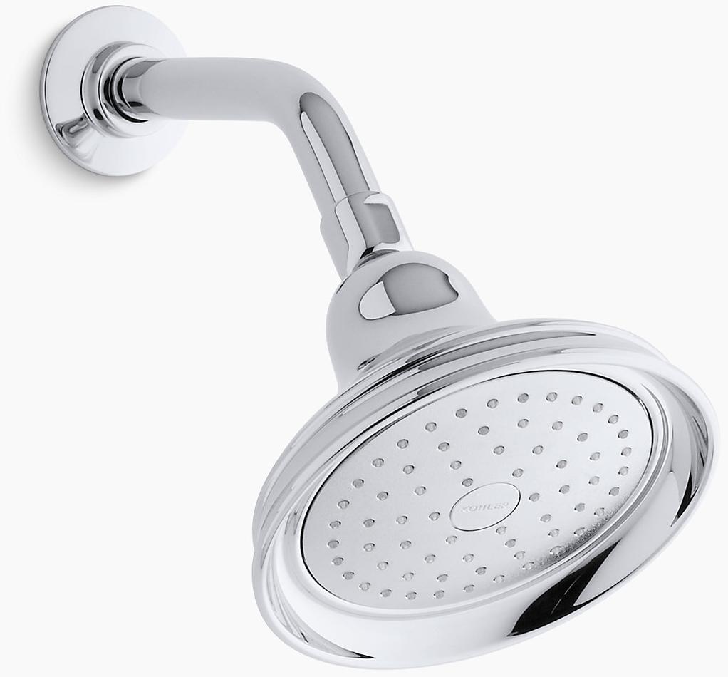 KOHLER Однофункциональная насадка для душа Bancroft 2,5 галлона в минуту с технологией всасывания воздуха Katalyst K-10590-AK-BN  - Вид №1