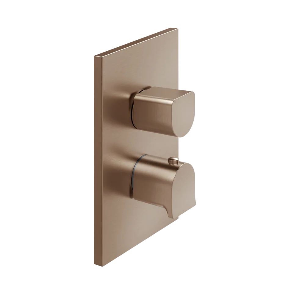 Смеситель для душа 59132 708 Gessi Rilievo МЕДНЫЙ МАТОВЫЙ PVD 59132708