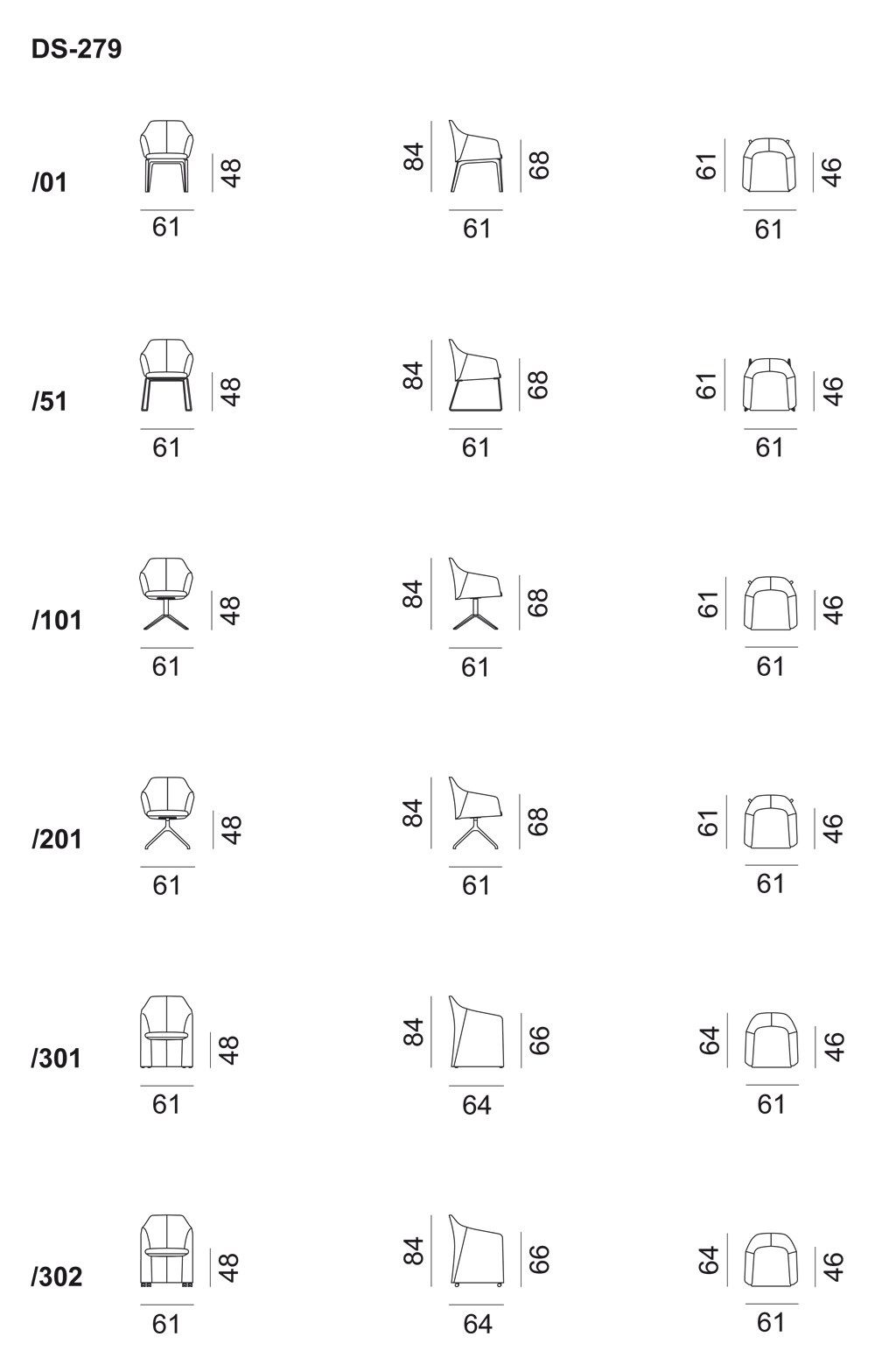 Кожаное кресло с подлокотниками de Sede DS-279 ARCH-00022172 - Вид №3