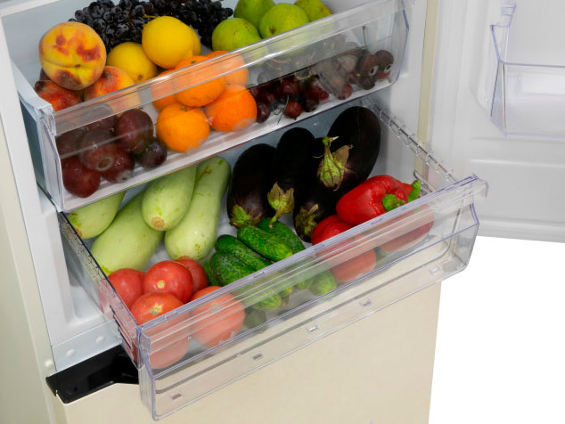 9140469 Холодильник с морозильником   Schaub Lorenz SLU C201D0 X бежевый STDN-0113462 - Вид №14