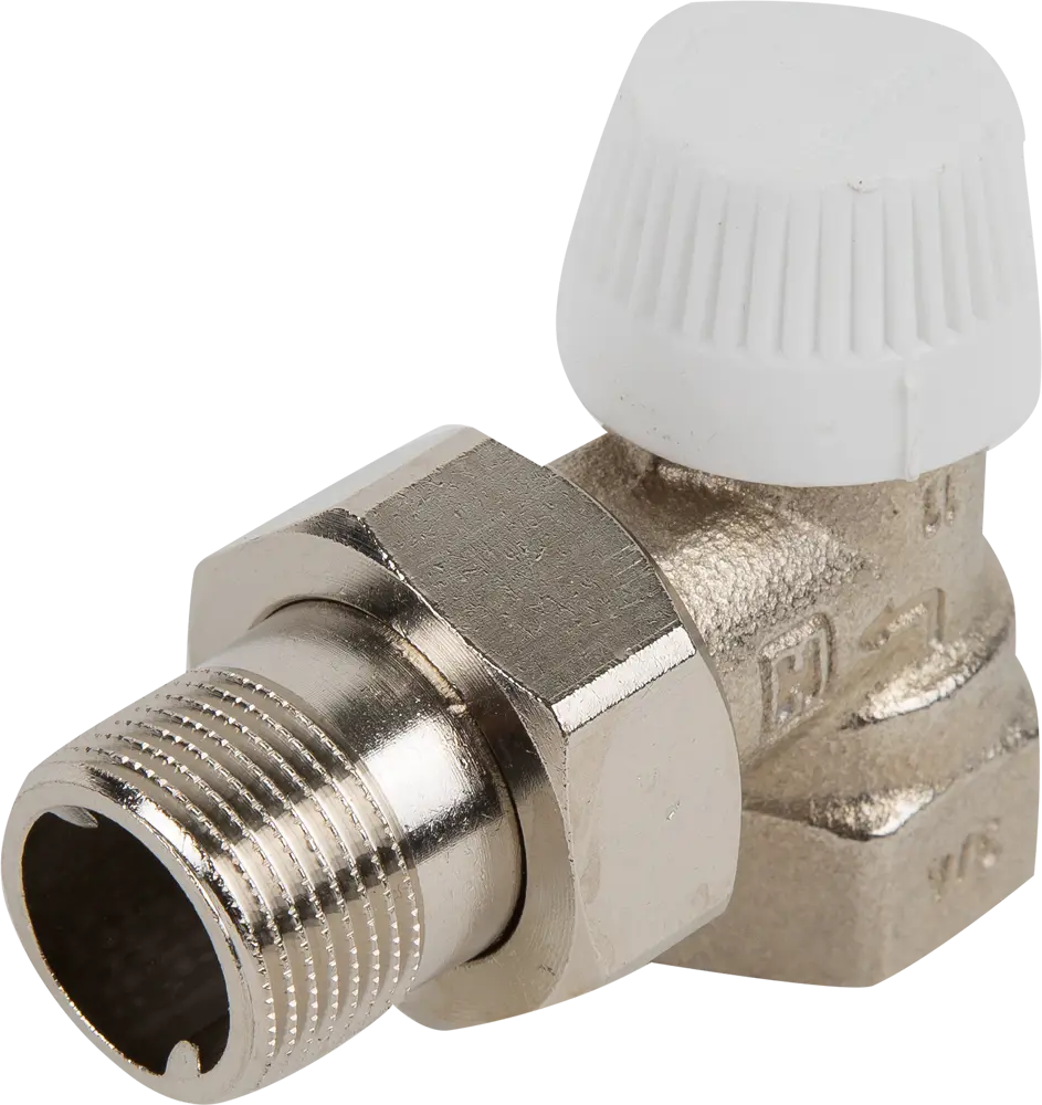 Термостатический угловой клапан Heizen для радиаторов 3/4" с точной регулировкой температуры 15128832