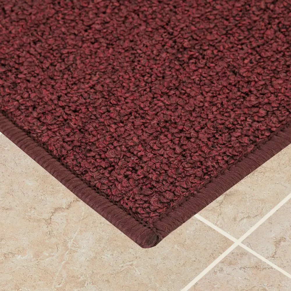 Коврик Детройт 40x60 см, полипропилен/резина, цвет бургундия 89091740 STLM-2190176 CTIM  - Вид №1