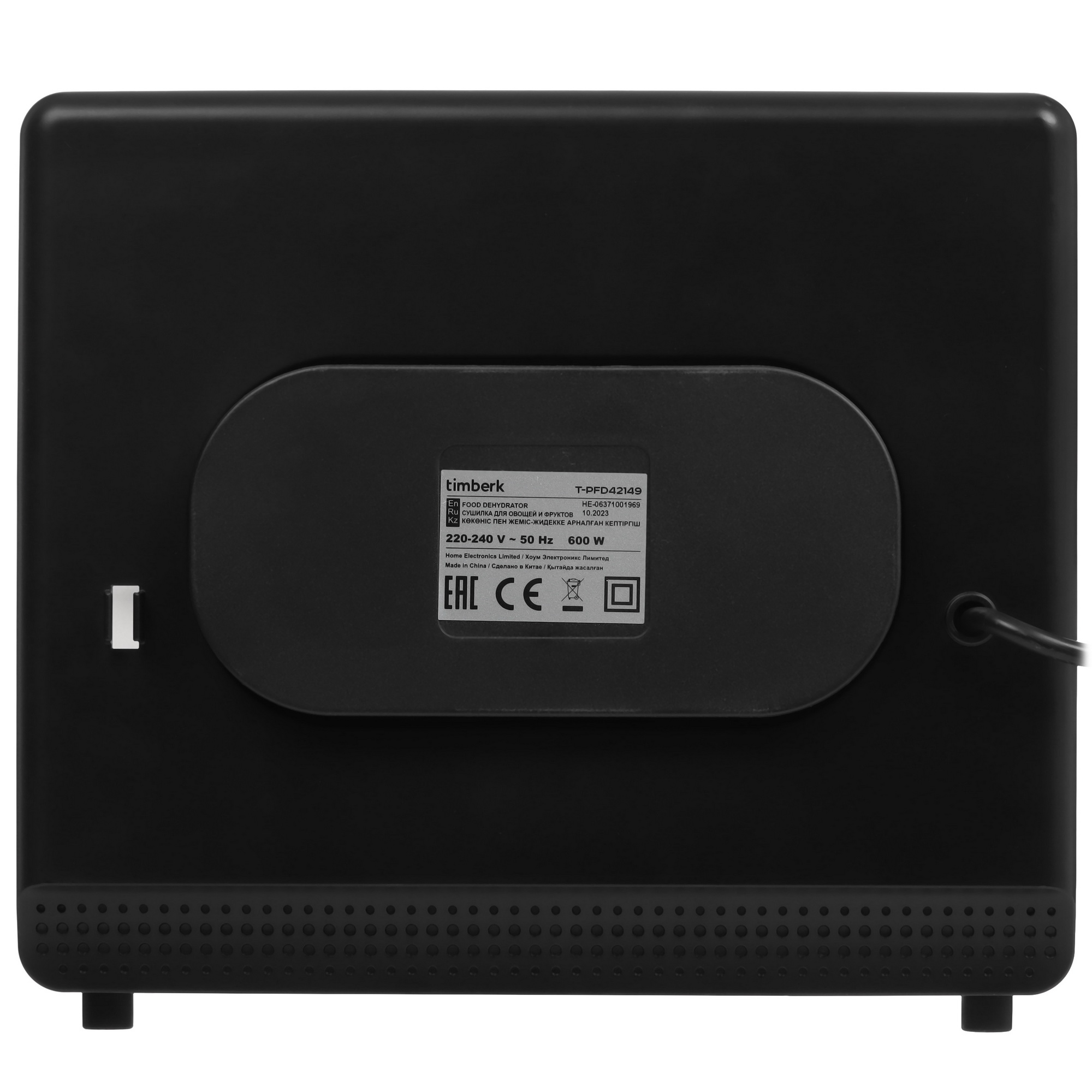 9115434 Сушилка для овощей и фруктов Timberk T-PFD42149 черный STDN-0073271 - Вид №6