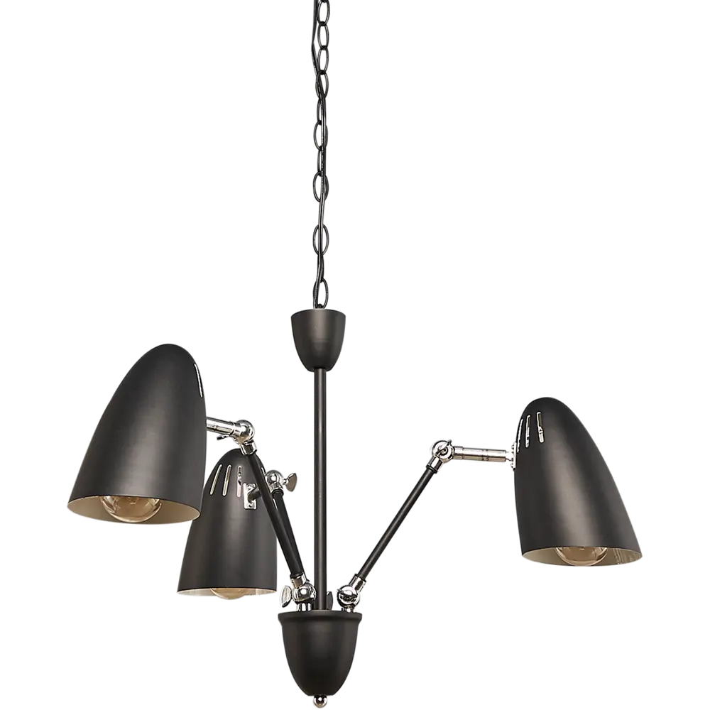 Люстра 1377/3 3xE27x60 Вт, цвет чёрный 18714191 STLM-2177425 JLIGHT  - Вид №1