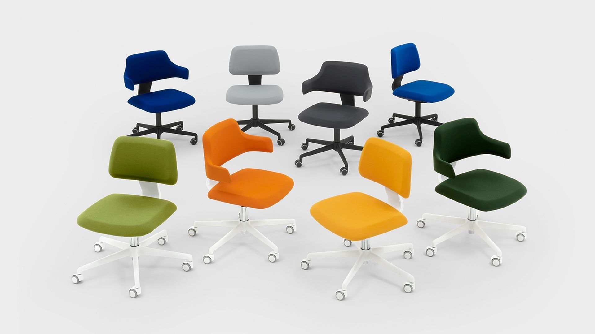 5 спиц ткань поворотный операционный стул Viganò JOLIE ARCH-00102881 - Вид №3