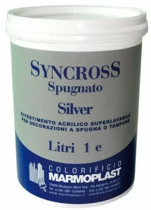 Marmoplast Серебряное декоративное покрытие Fai da te