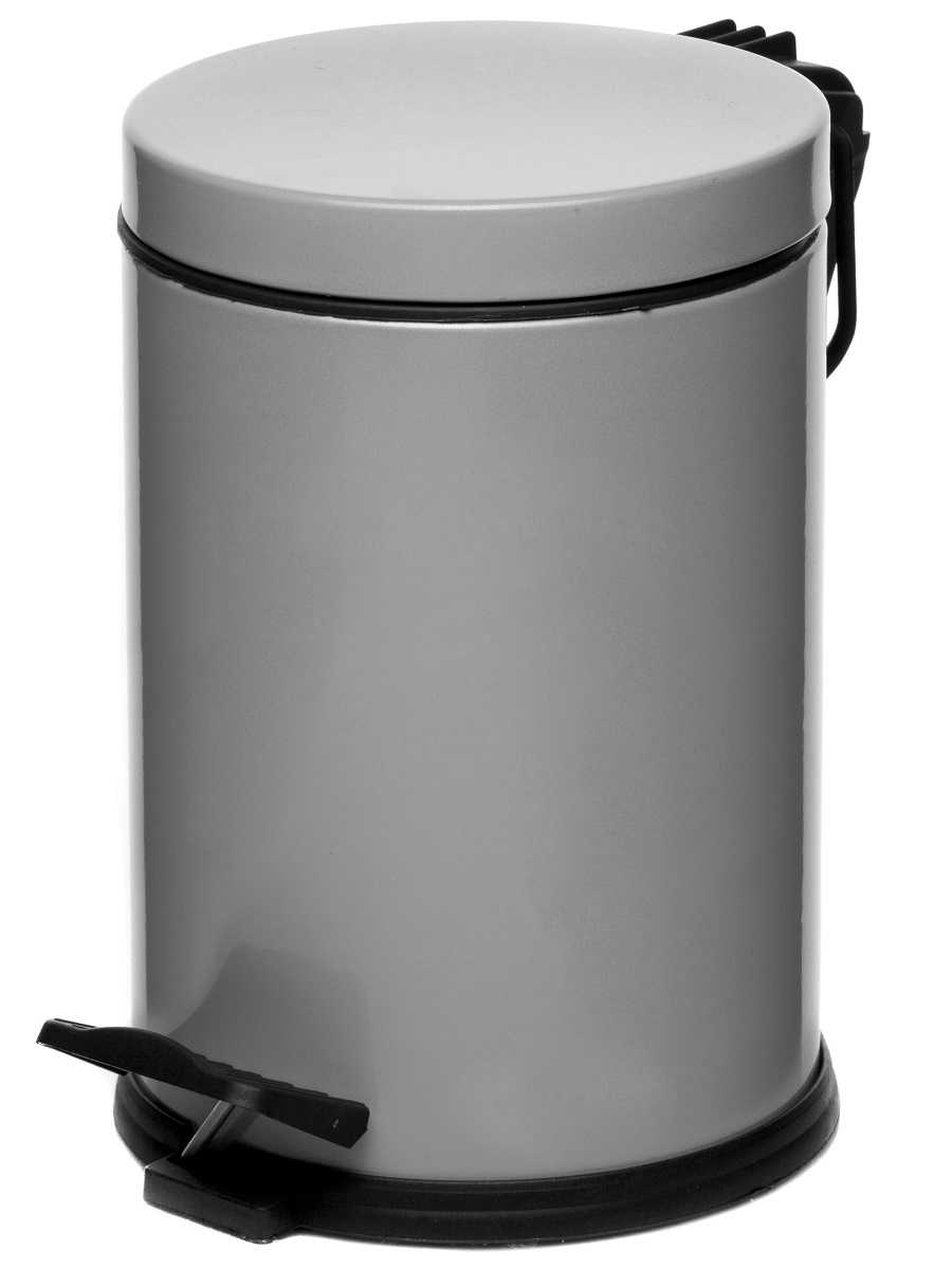 Вёдра с педалью и крышкой Aquila 3L Mini Grey NAVAKO 11025