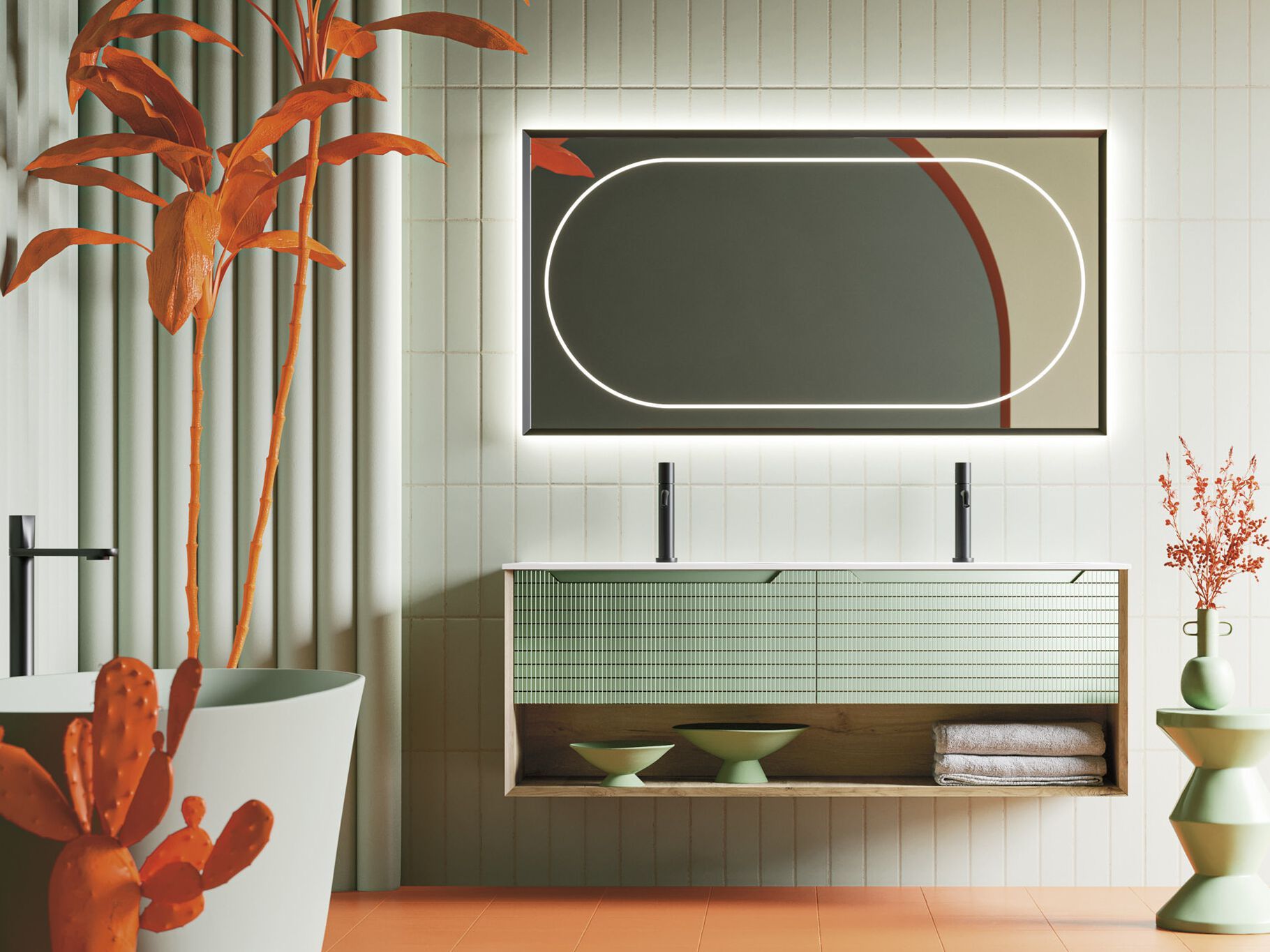 Полная мебель для ванной комнаты Arbi Arredobagno мастер ARCH-00146177