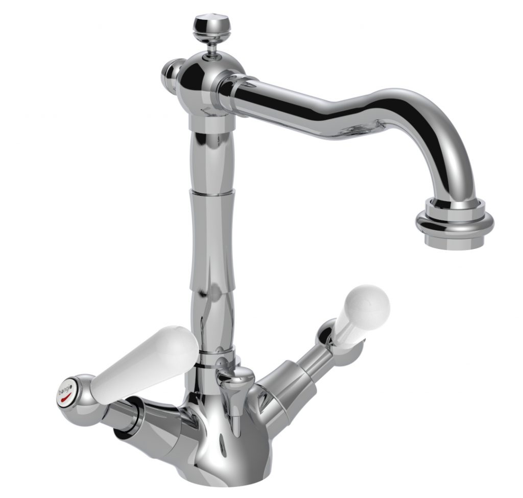 9521 Смеситель для раковины на одно отверстие со сливным клапаном из латуни 1,1 / 4 ”. Bongio La Tosca 