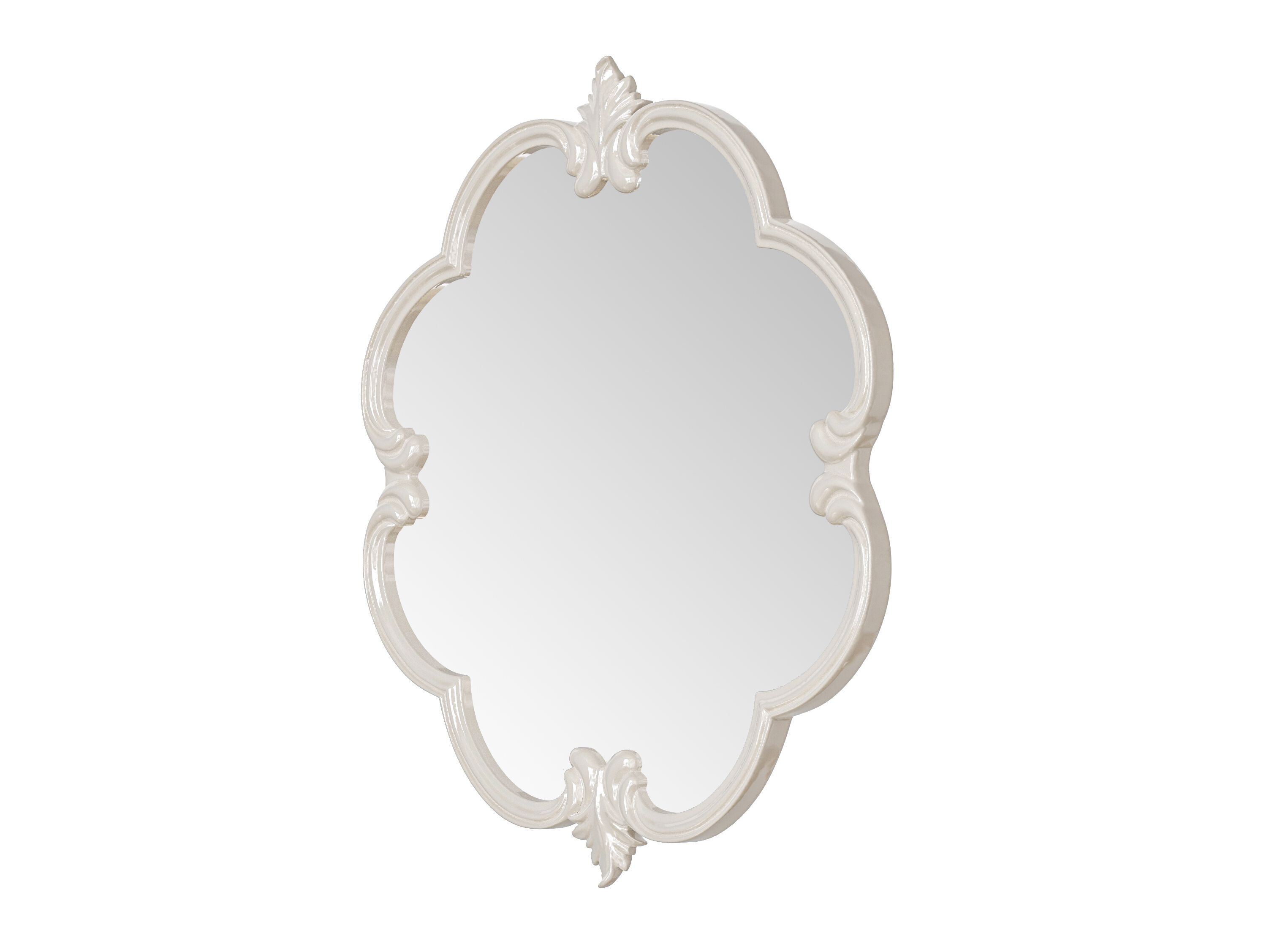 Настенное зеркало в рамке Modenese Luxury Interiors ROUND FLORAL ARCH-00078622